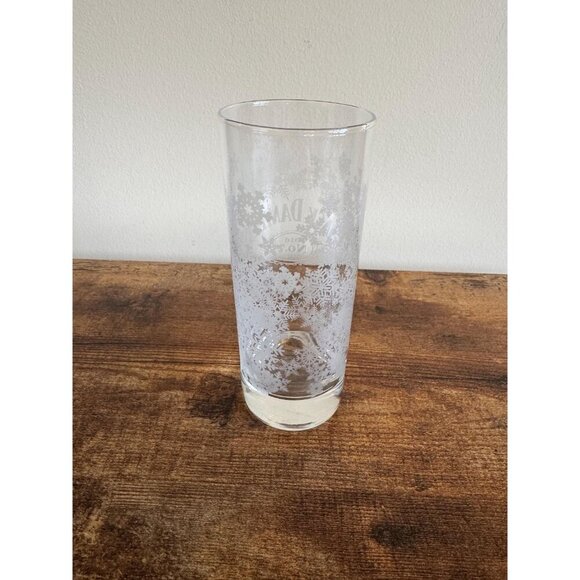 Jack Daniel's Snowflake Highball Glass 10 oz Holiday Winter Theme - Picture 3 of 7